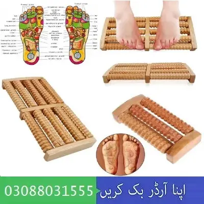 Z.m. Traditional Foot Massager in Wooden Roller in Pakistan